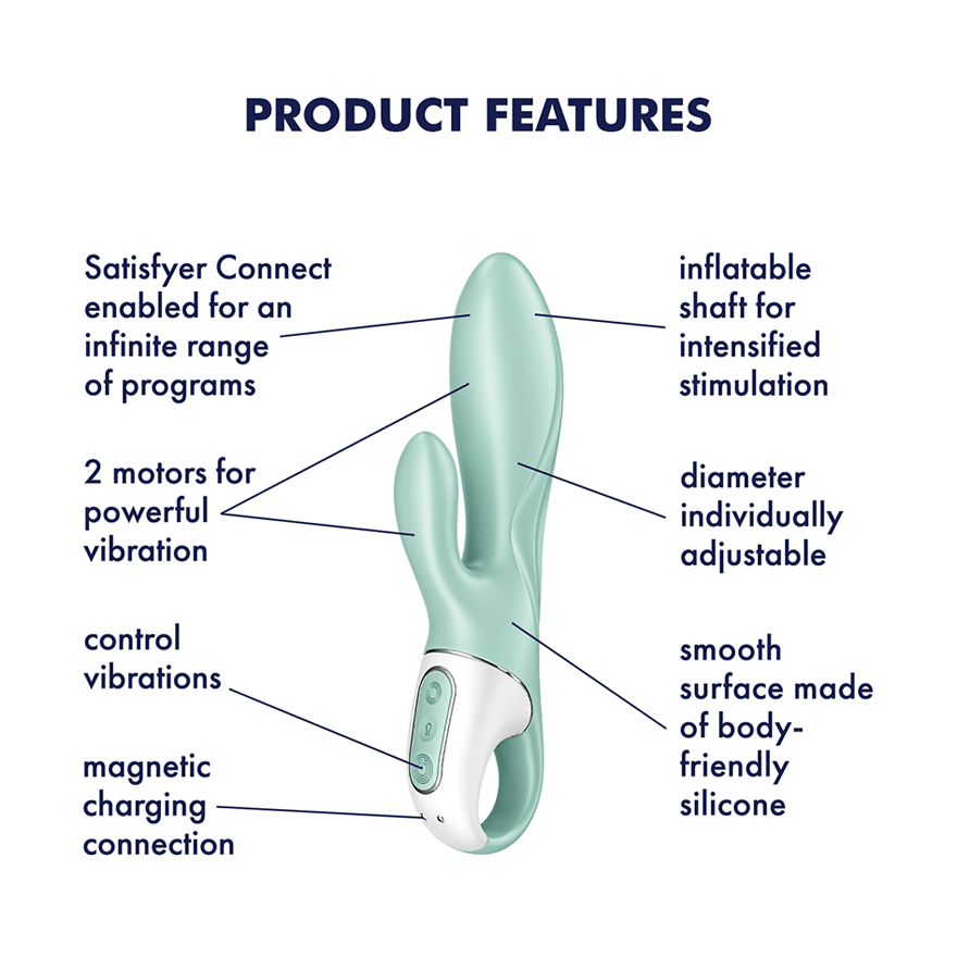 Satisfyer - Air Pump Bunny 5 Connect App | USB Rechargeable Satisfyer - For Me To Love