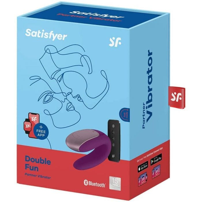 Satisfyer App Enabled Double Fun - Violet Satisfyer - For Me To Love