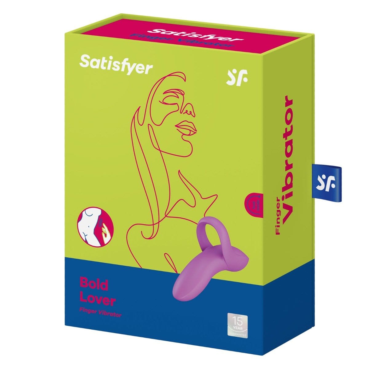 Satisfyer - Bold Lover Finger Vibe - Dark Pinknk Satisfyer - For Me To Love
