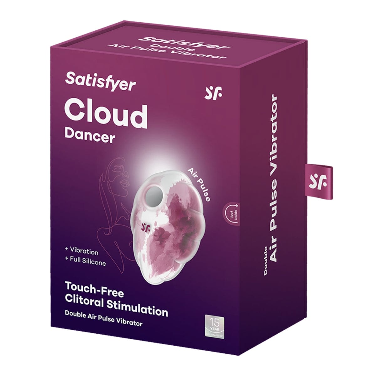 Satisfyer - Cloud Dancer Air Pulse Vibrator | Red Satisfyer - For Me To Love