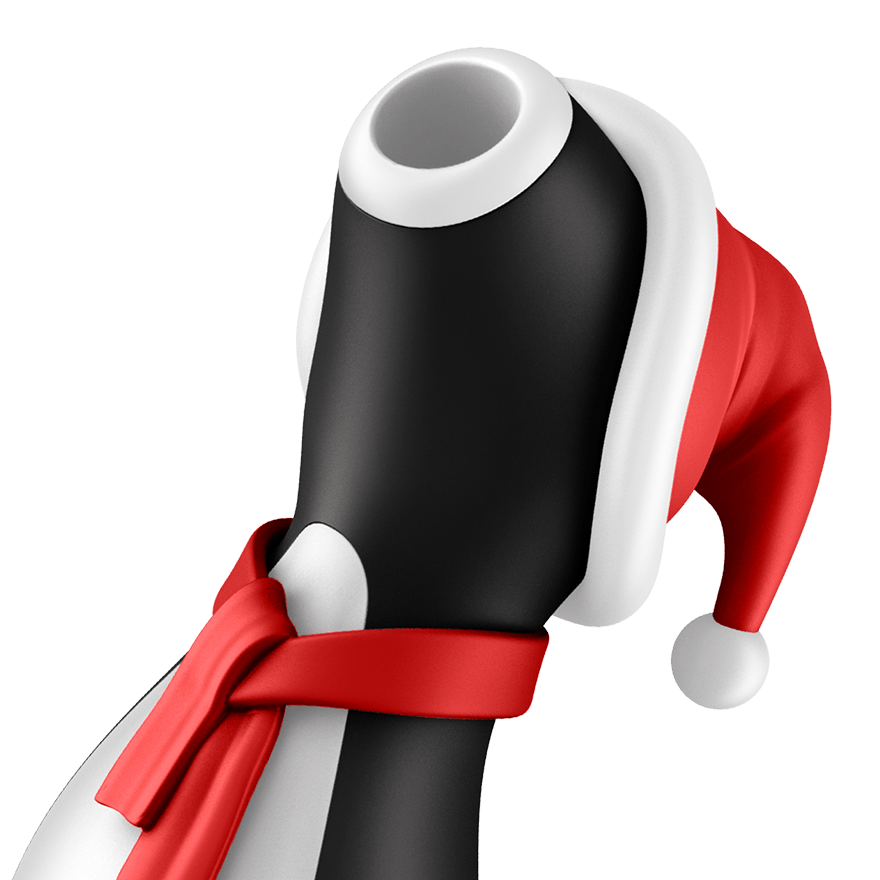 Satisfyer - Holiday Edition Penguin Clitoral Air Pulse Vibrator - USB Rechargeable Satisfyer - For Me To Love