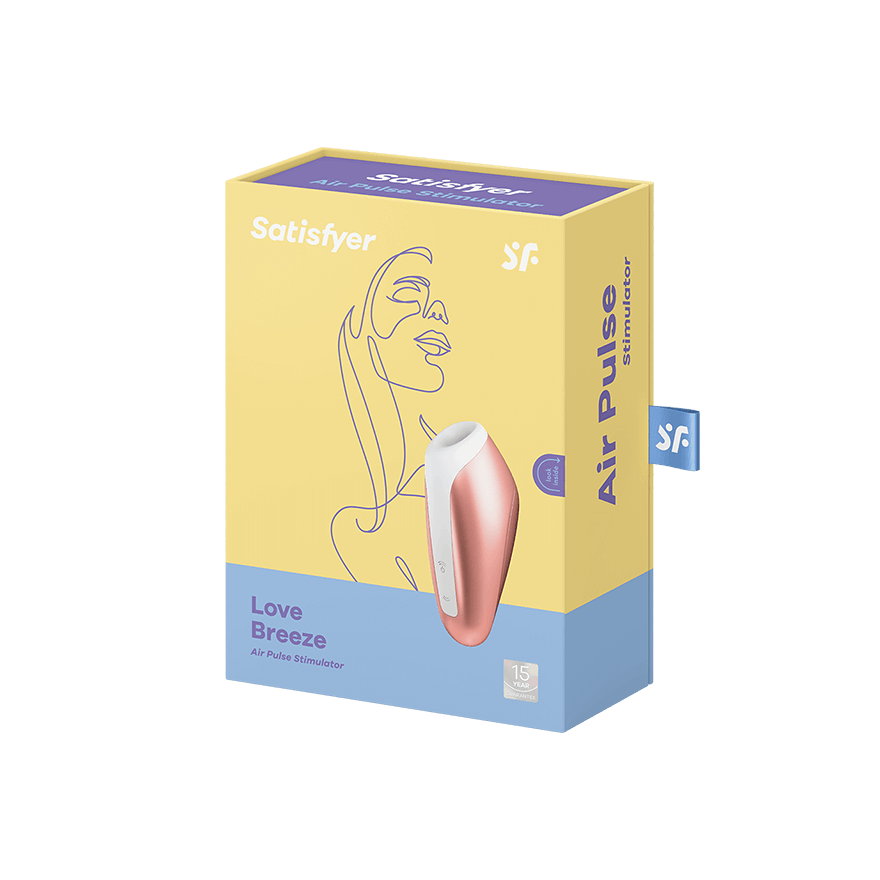 Satisfyer Love Breeze Air-Pulse Clitoris Stimulator Copper - USB Rechargeable Satisfyer - For Me To Love