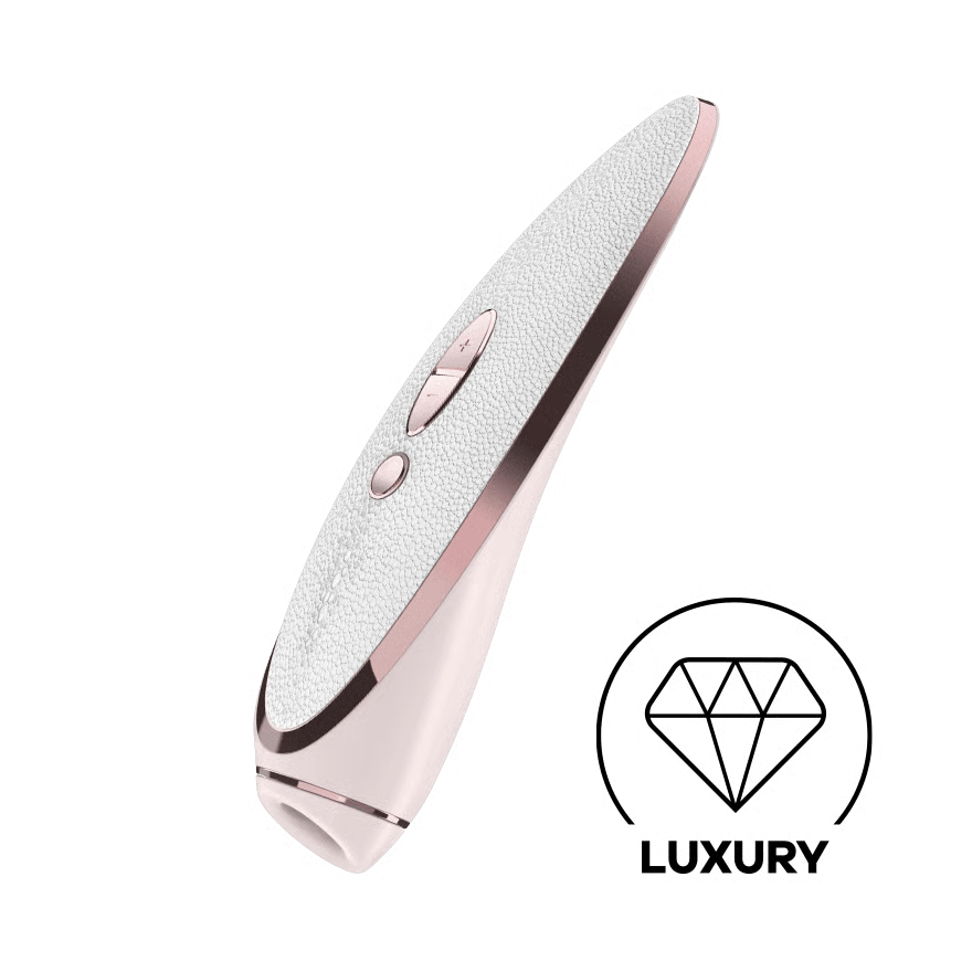 Satisfyer - Luxury Pret-a-porter Air-Pulse Clitoral Stimulator | White/Rose Gold Satisfyer - For Me To Love