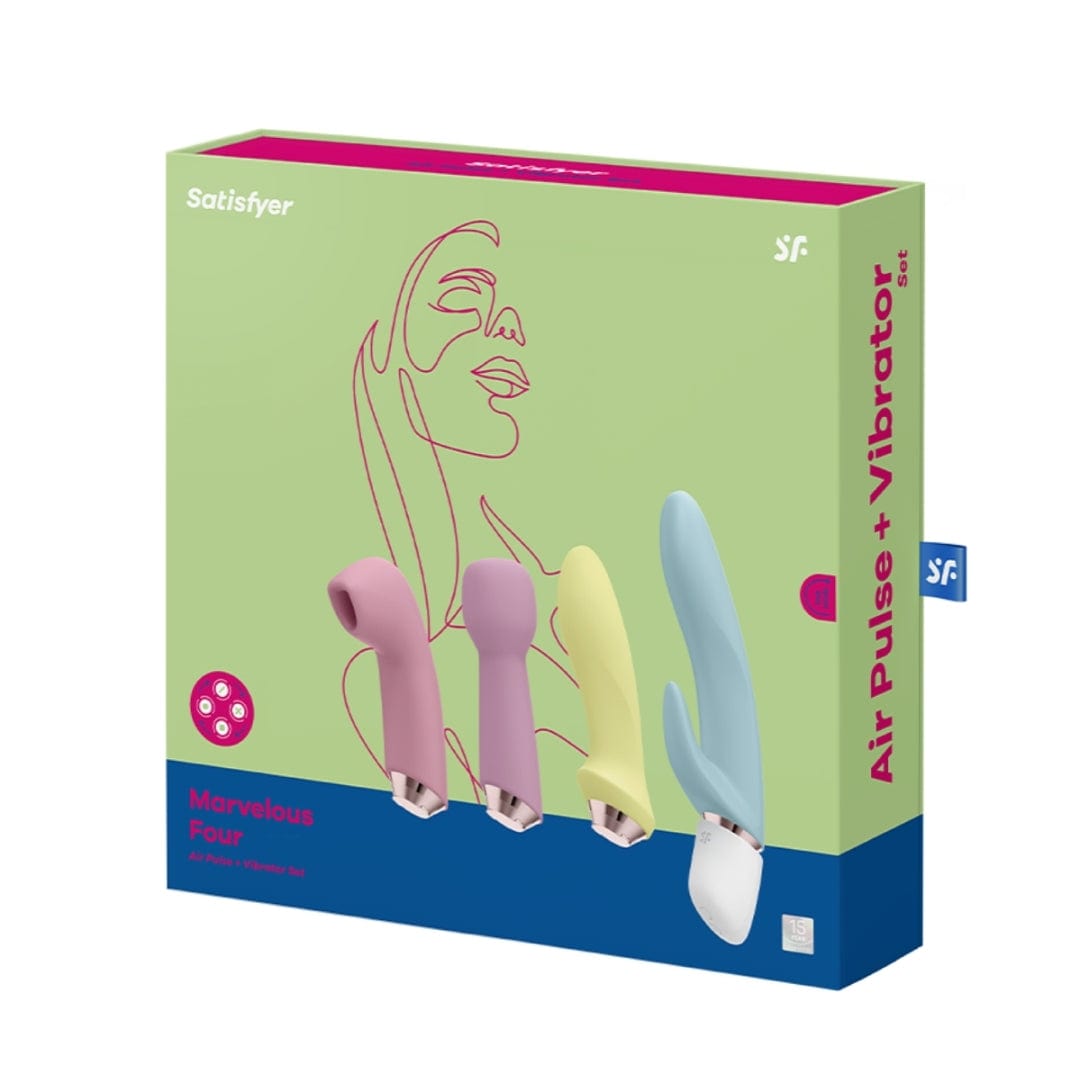SATISFYER MARVELOUS FOUR AIR PULSE + VIBRATOR SET Satisfyer - For Me To Love