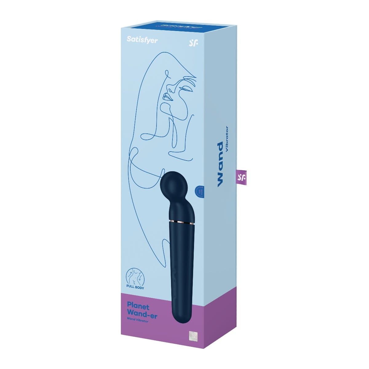 Satisfyer - Planet Wand-er Blue + Rosegold | Massage Wand Satisfyer - For Me To Love