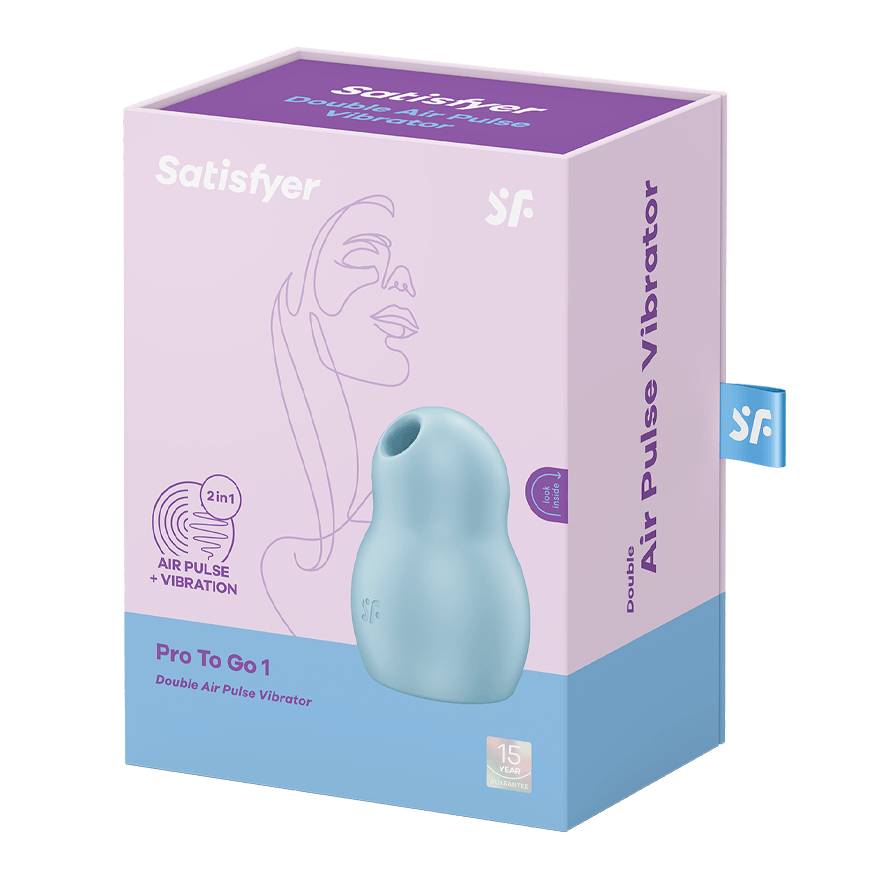 Satisfyer - Pro To Go 1 | Clitoral Air Pulse Vibrator - Choice of 3 Colours Satisfyer - For Me To Love