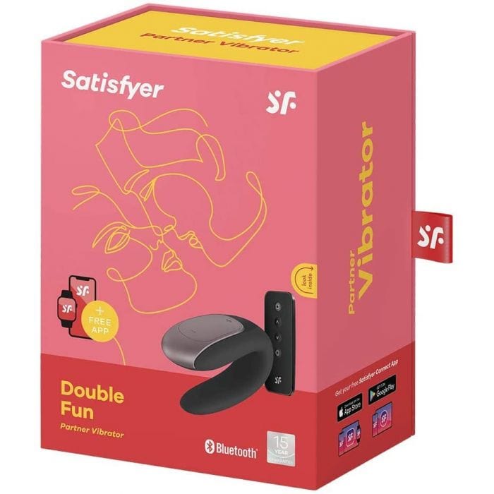 Satisfyer Satisfyer App Enabled Double Fun - Black