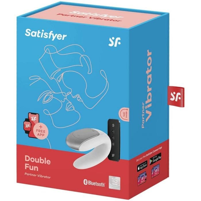 Satisfyer Satisfyer App Enabled Double Fun - White