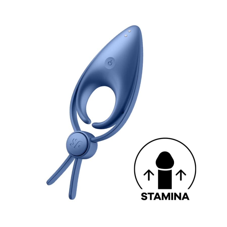 Satisfyer - Sniper Size Adjustable Vibrating Cock Ring | Blue Satisfyer - For Me To Love