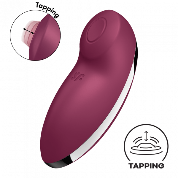 Satisfyer - Tap & Climax 2, Intense Clitoral Stimulation | Red Satisfyer - For Me To Love