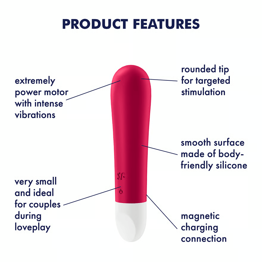 Satisfyer - Ultra Power Bullet 1 Vibrator | USB Rechargeable Satisfyer - For Me To Love