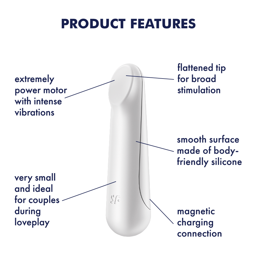 Satisfyer - Ultra Power Bullet 3 | USB Rechargeable Satisfyer - For Me To Love
