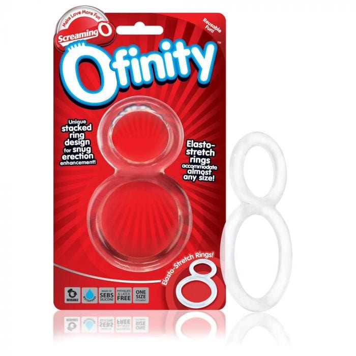 Screaming O Clear Screaming O Ofinity choice of Blue, Red & Clear