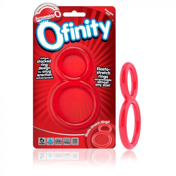 Screaming O Red Screaming O Ofinity choice of Blue, Red & Clear