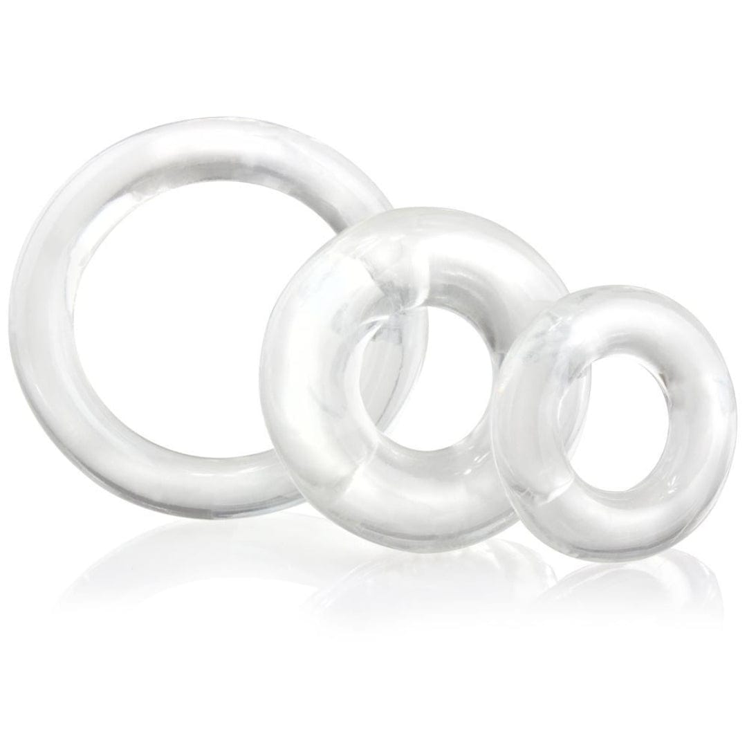Screaming O Ringo Cock Ring's 3pk - Choice of Black or Clear For Me To Love - For Me To Love