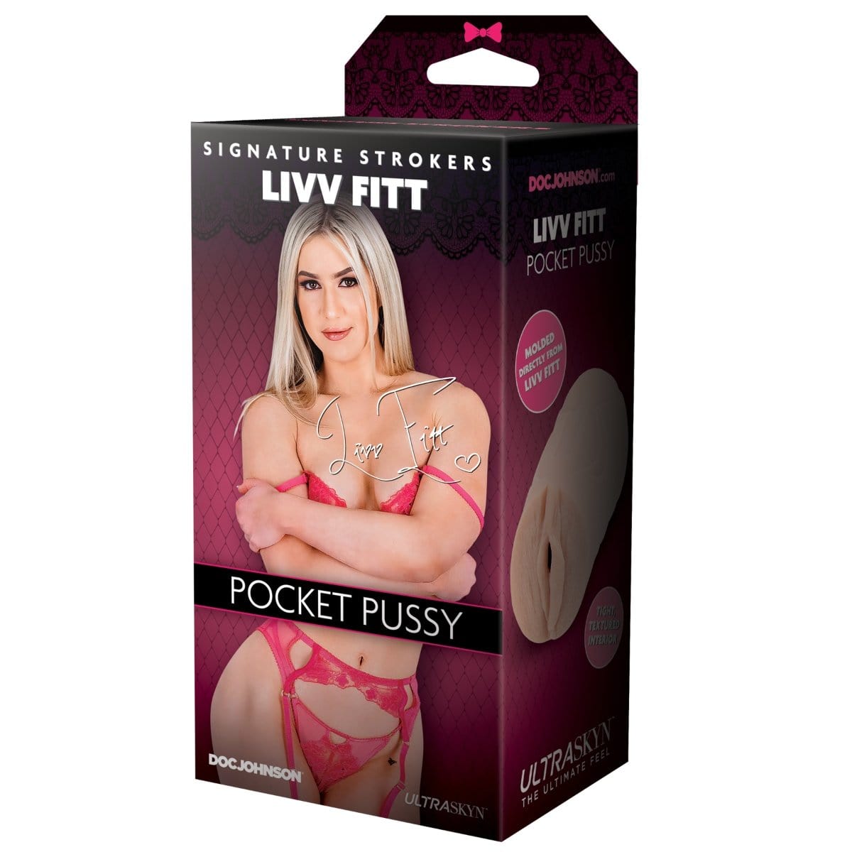 Signature Strokers - Livv Fitt Ultraskyn Pocket Pussy Stroker | Male Masturbator Doc Johnson - For Me To Love