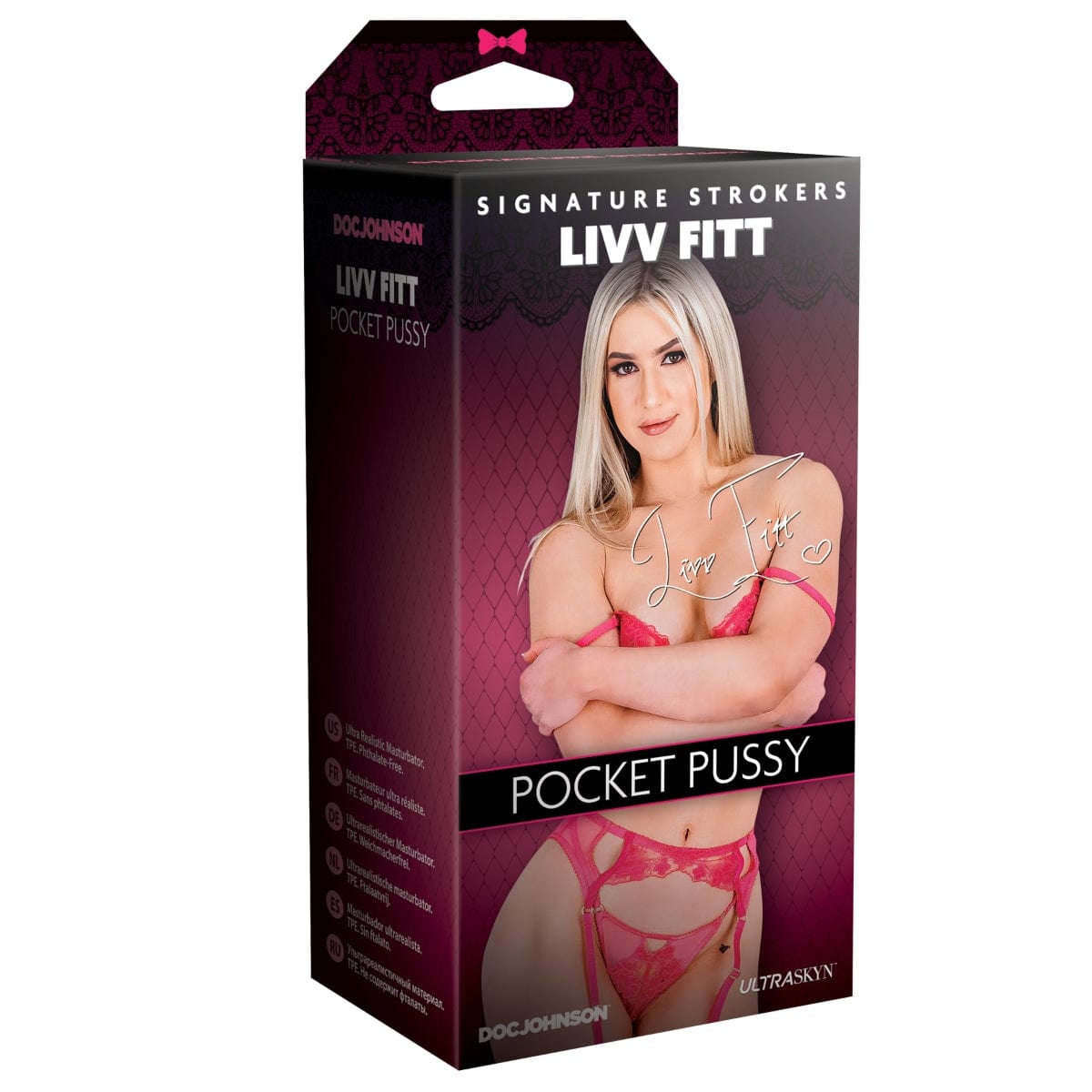 Signature Strokers - Livv Fitt Ultraskyn Pocket Pussy Stroker | Male Masturbator Doc Johnson - For Me To Love