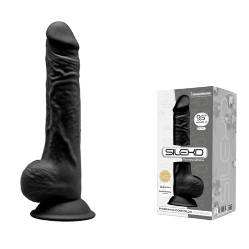 SilexD Dual Density Silicone Dildo 9.5 inch SilexD - For Me To Love