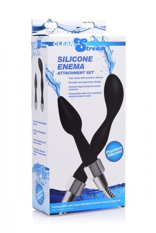 Silicone Enema Shower Attachment Set Cleanstream - For Me To Love