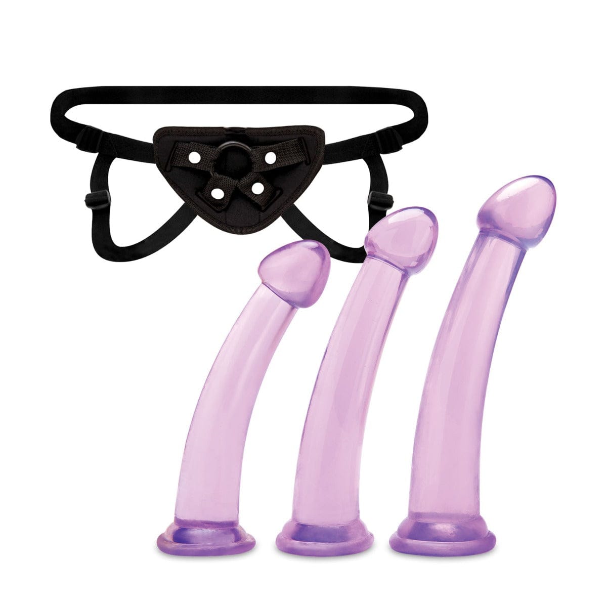 Size Up 4-Piece Dildo and Harness Pegging Training Set Lux Fetish - For Me To Love
