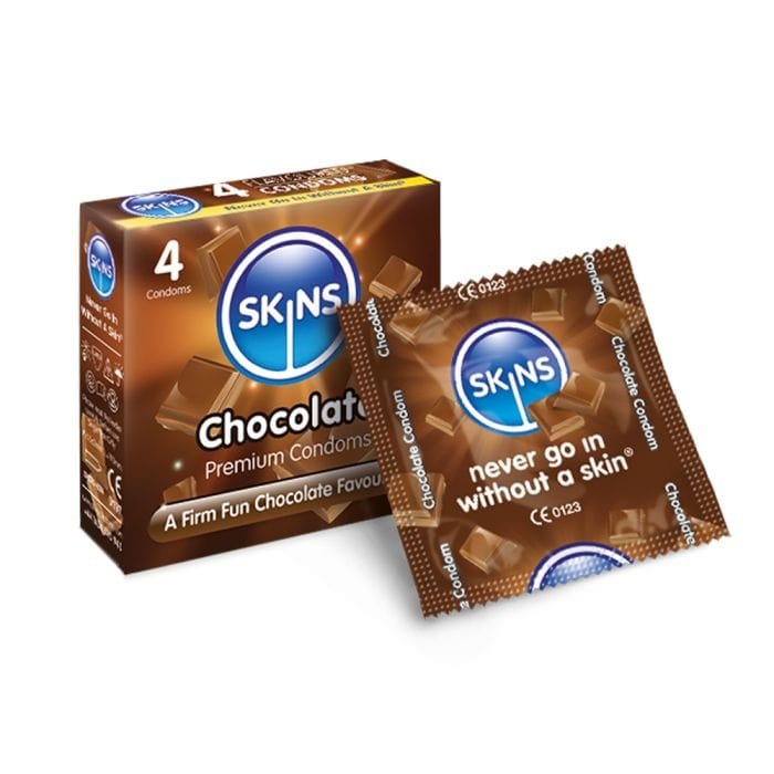 Skins - Chocolate Condoms | 4 Pack Skins - For Me To Love