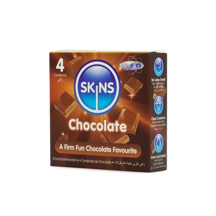 Skins - Chocolate Condoms | 4 Pack Skins - For Me To Love