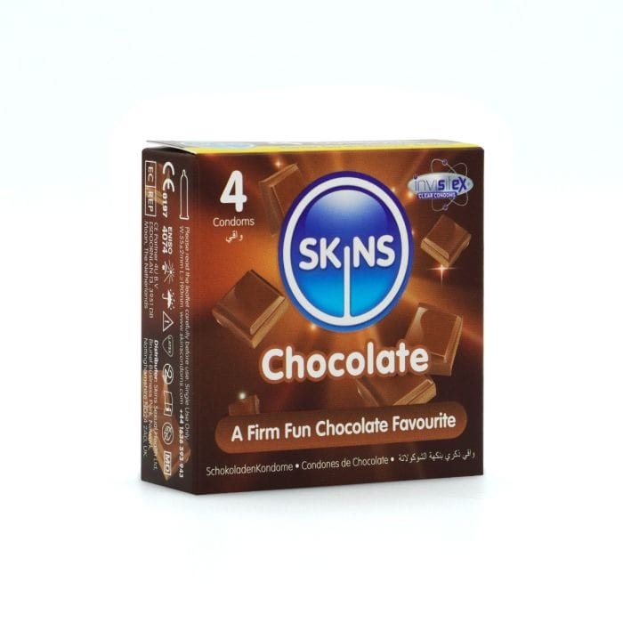 Skins - Chocolate Condoms | 4 Pack Skins - For Me To Love