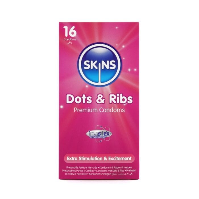 Skins - Dots & Ribs Condom | 16 Pack Skins - For Me To Love