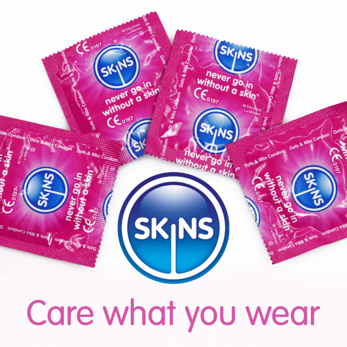 Skins - Dots & Ribs Condoms | 4 Pack Skins - For Me To Love