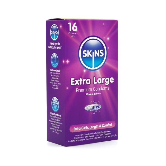 Skins - Extra Large Condom 57mm | 16 Pack Skins - For Me To Love