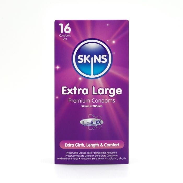 Skins - Extra Large Condom 57mm | 16 Pack Skins - For Me To Love
