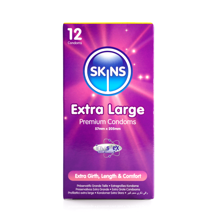 Skins - Extra Large Condoms | 12 Pack Skins - For Me To Love