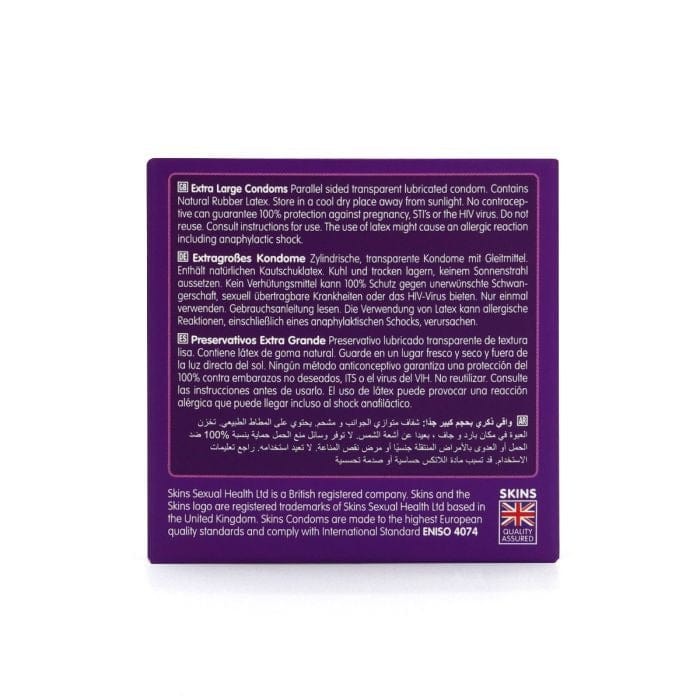 Skins - Extra Large Condoms 57mm | 4 Pack Skins - For Me To Love