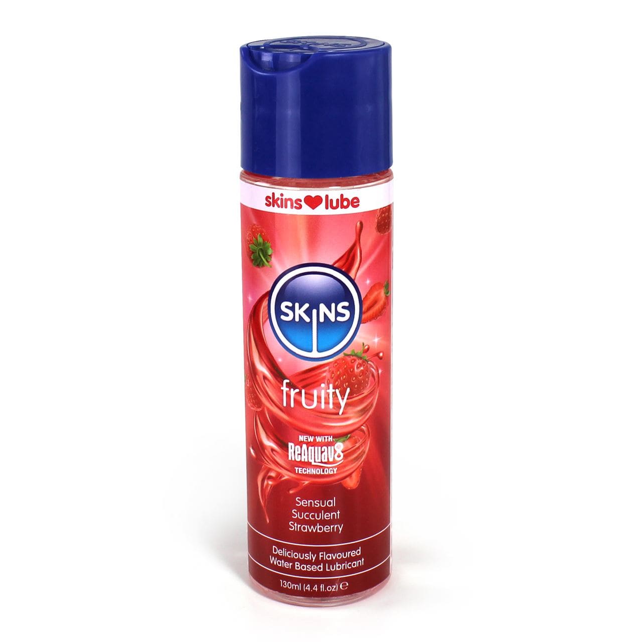 Skins Lubricants Skins Strawberry Water Based Lubricant 4.4 fl oz (130ml)