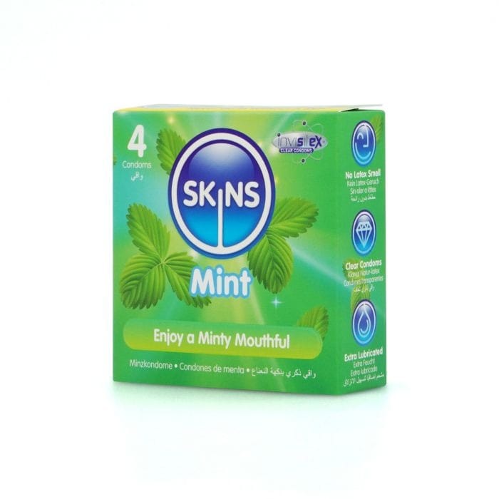 Skins - Mint Condoms | 4 Pack Skins - For Me To Love