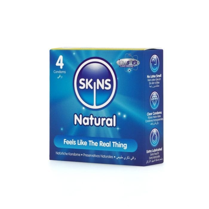 Skins - Natural Condoms | 4 Pack Skins - For Me To Love