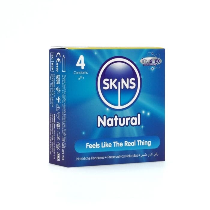 Skins - Natural Condoms | 4 Pack Skins - For Me To Love
