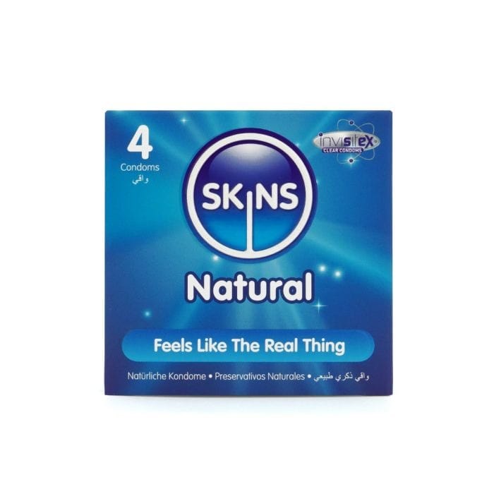 Skins - Natural Condoms | 4 Pack Skins - For Me To Love