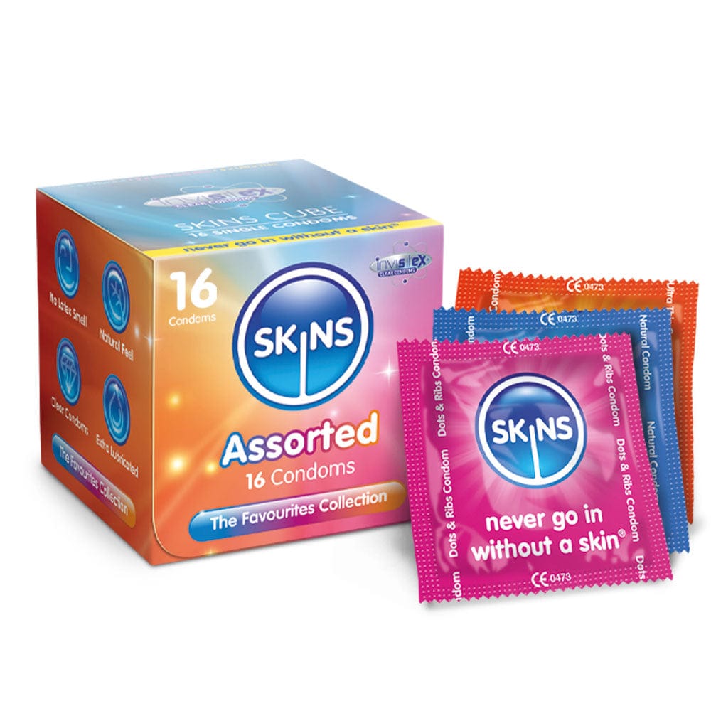 Skins Skins Condoms Assorted Cube 16 Pack - D&R NAT UT