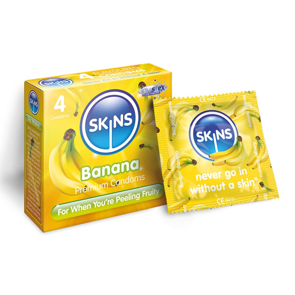 Skins Skins Condoms Banana 4 Pack