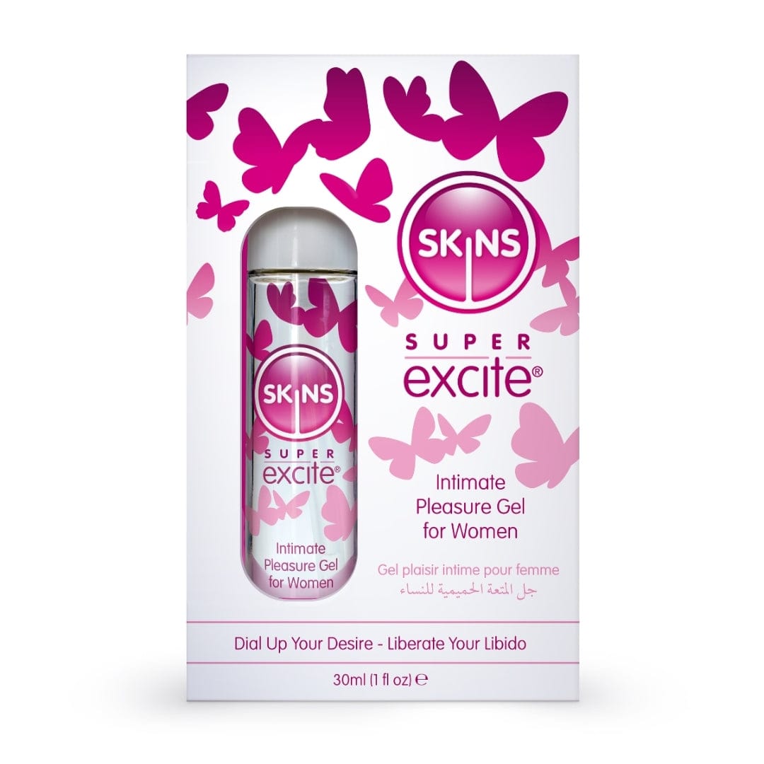 Skins SKINS SUPER EXCITE CLITORAL STIMULATION GEL 1 FL OZ (30ML)