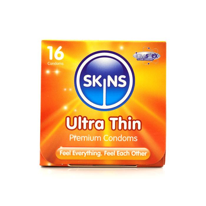 Skins - Ultra Thin Condom Cube | 16 Pack Skins - For Me To Love