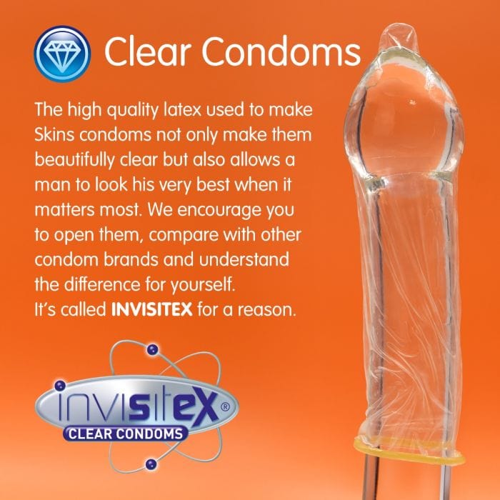 Skins - Ultra Thin Condom Cube | 16 Pack Skins - For Me To Love