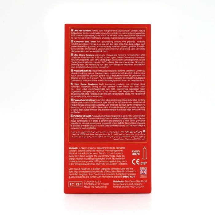 Skins - Ultra Thin Condoms | 16 Pack Skins - For Me To Love