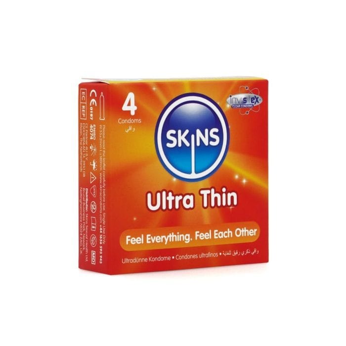 Skins - Ultra Thin Condoms | 4 Pack Skins - For Me To Love