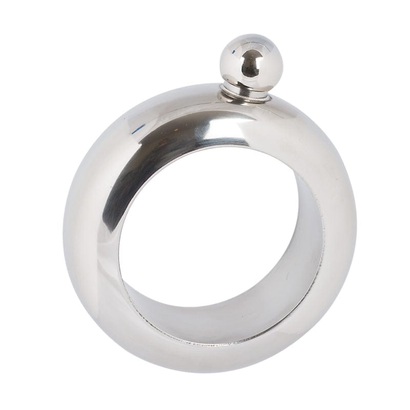 Smart & Discreet Hip Flask Party Bangle | Set of 2 - Rose Gold and Silver Spencer & Fleetwood - For Me To Love