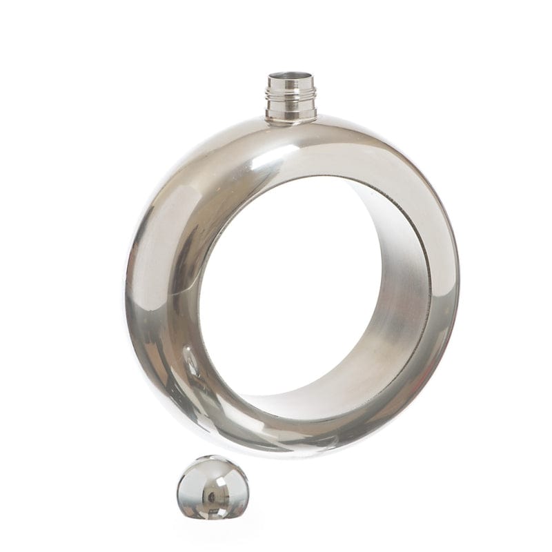 Smart & Discreet Hip Flask Party Bangle | Set of 2 - Rose Gold and Silver Spencer & Fleetwood - For Me To Love