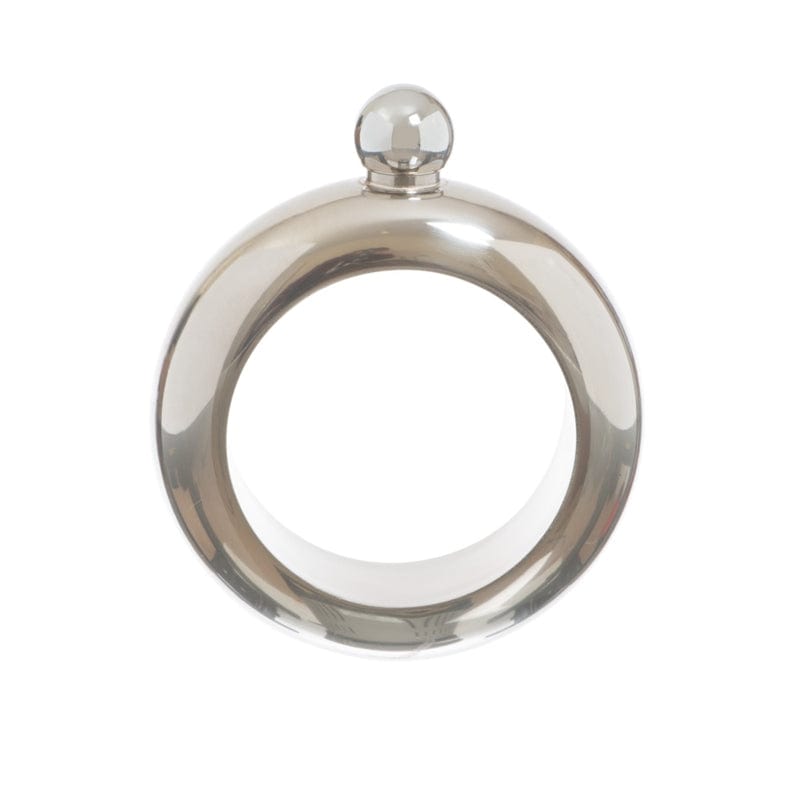 Smart & Discreet Hip Flask Party Bangle | Set of 2 - Rose Gold and Silver Spencer & Fleetwood - For Me To Love