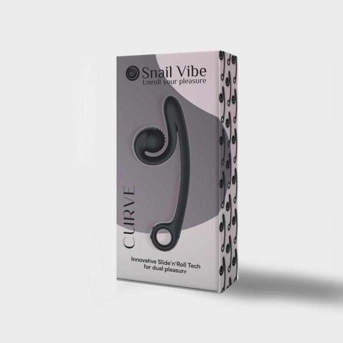 Snail Vibe - Extra Powerful Duel Stimulating Vibrator - USB Rechargeable | Black Snail Vibe - For Me To Love