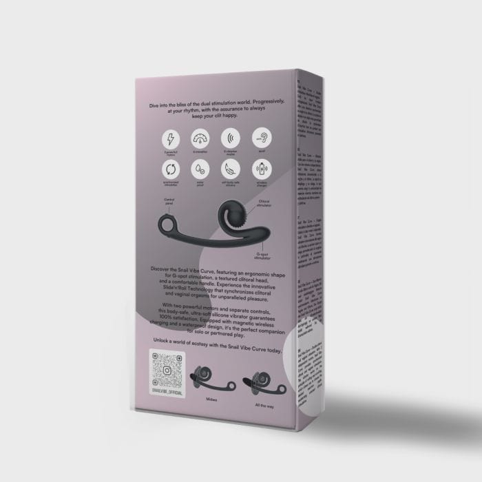 Snail Vibe - Extra Powerful Duel Stimulating Vibrator - USB Rechargeable | Black Snail Vibe - For Me To Love